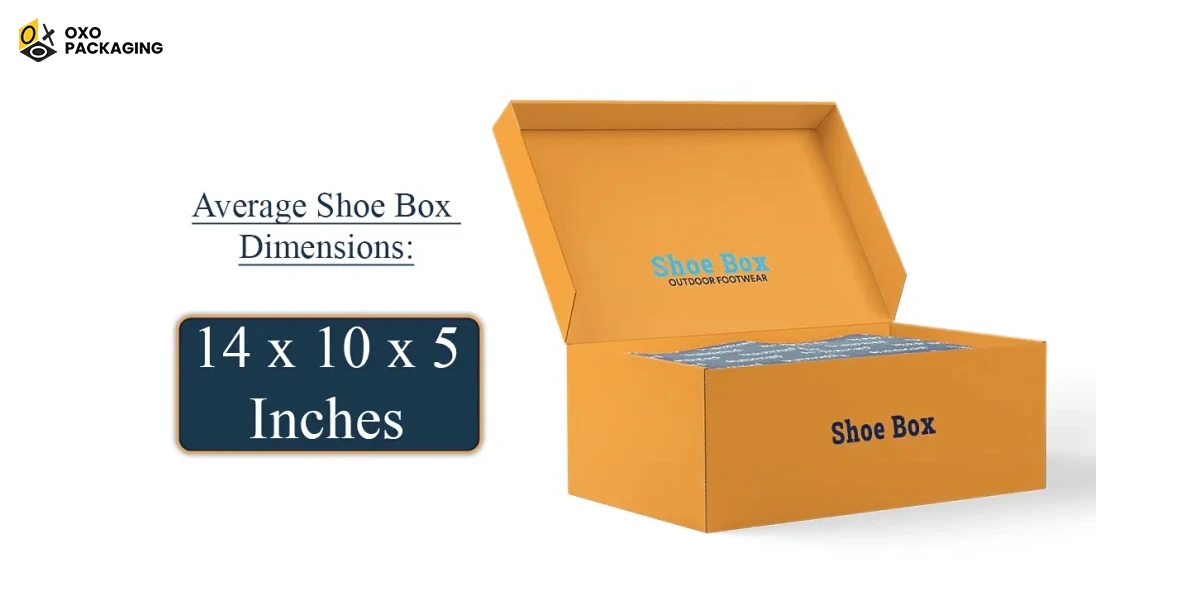 average shoe box dimensions