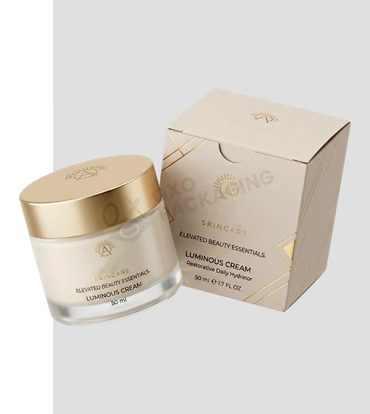 Cream packaging Box