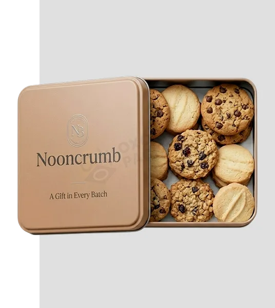 custom cookie tin box
