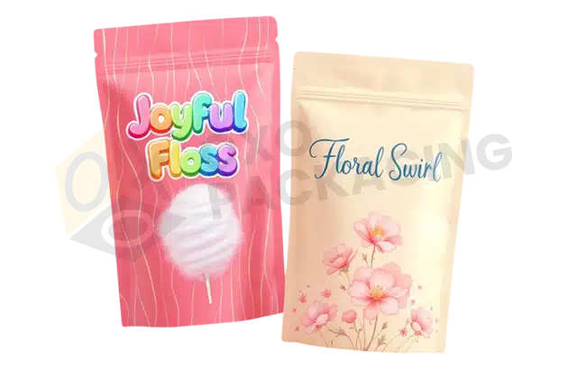 custom printed cotton candy packaging