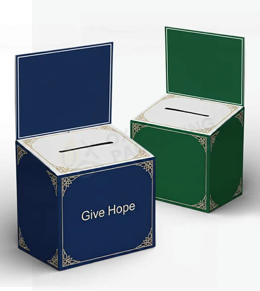 custom donation packaging boxes