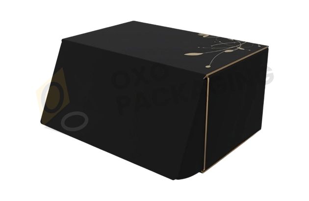 Custom Printed Black Mailer Packaging