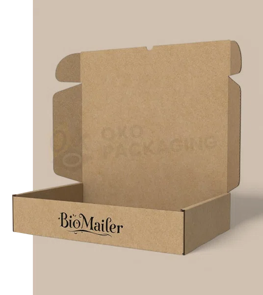 Custom Printed Brown Mailer Boxes