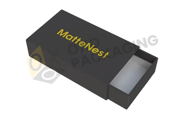 Custom Printed Matte Black Packaging