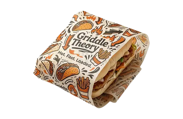 Custom Printed Parchment Paper Packaigng