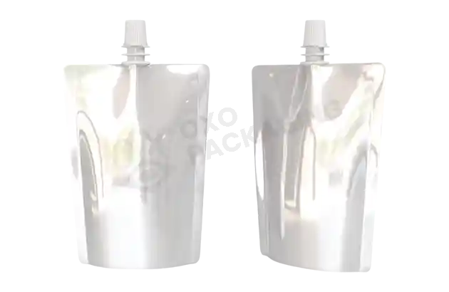 Custom Printed Spouted Stand up Barrier Pouches Packaging