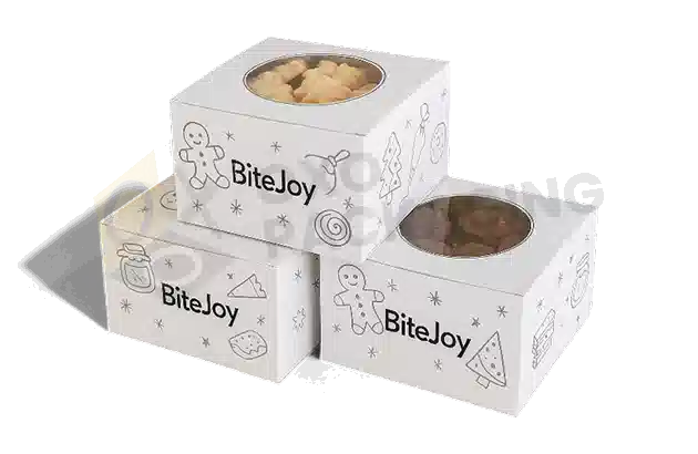 Custom Printed White Cookie Packaging