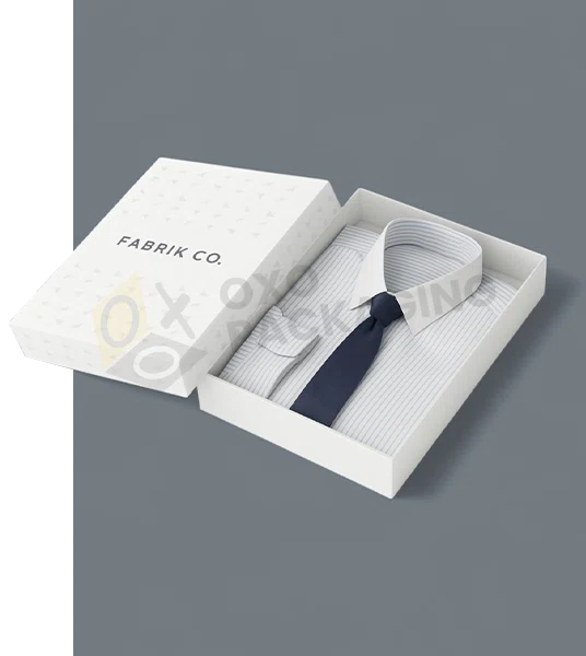Custom Printed White Shirt Boxes