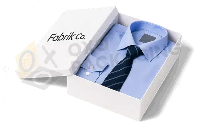 Custom Printed White Shirt Packaging
