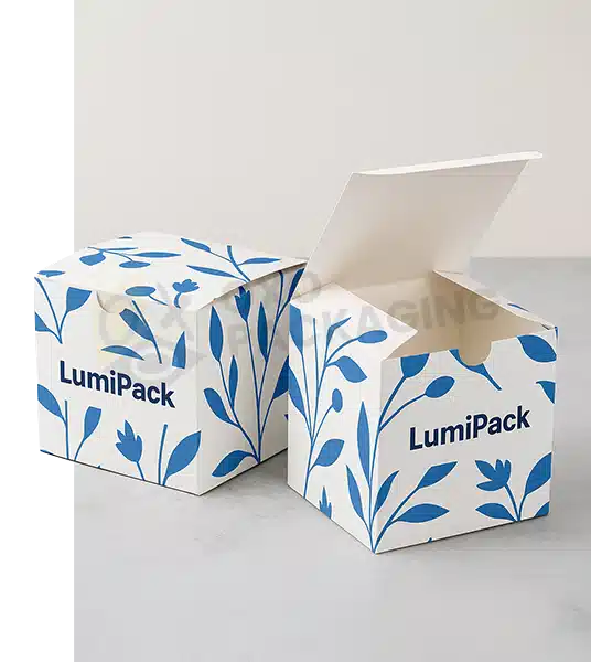 Customize White Packaging Box