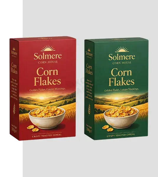 customized corn flakes boxes