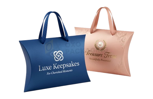 customized handle pillow packaging