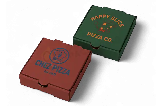 customized logo printed pizza packaging