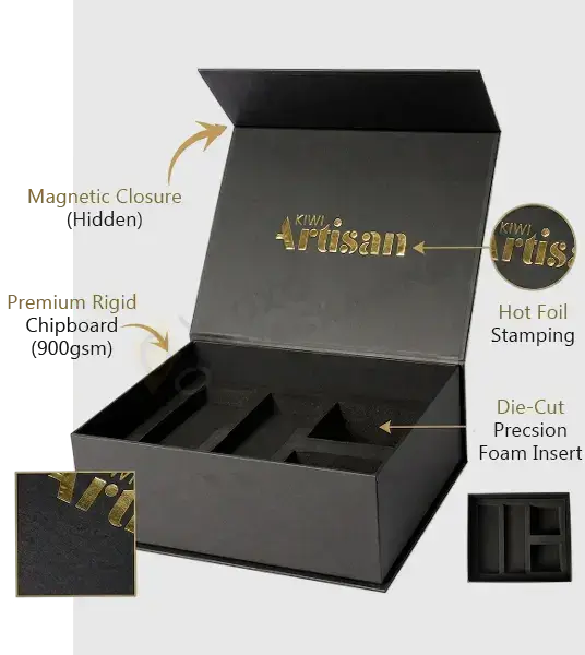 Customized Magnetic Closure Boxes