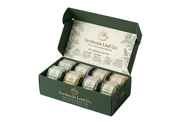 customized printed tea packaging