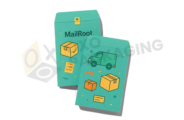 document envelope with clasp