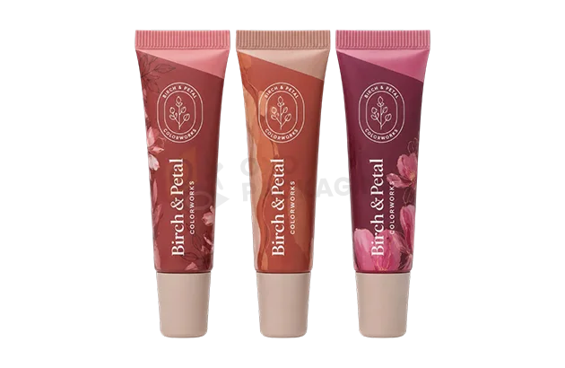 lip gloss in a squeeze tube