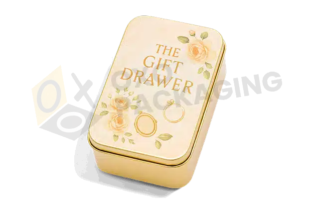 metal gift tins with lids