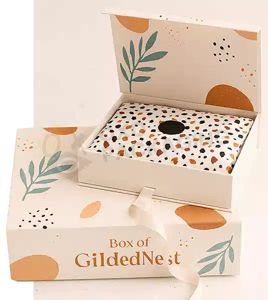 personalized sturdy white gift boxes