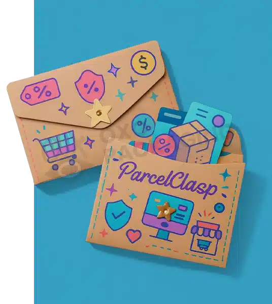 printed envelope with clasp
