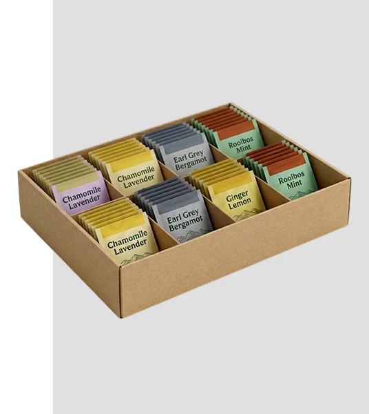 printed tray style box