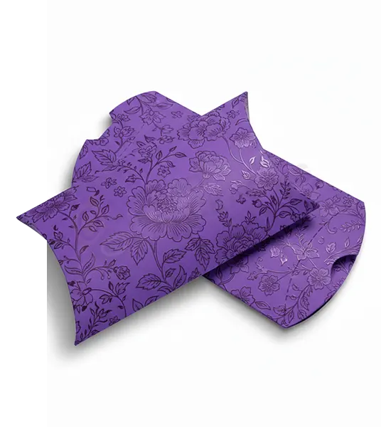 Purple Pillow Box