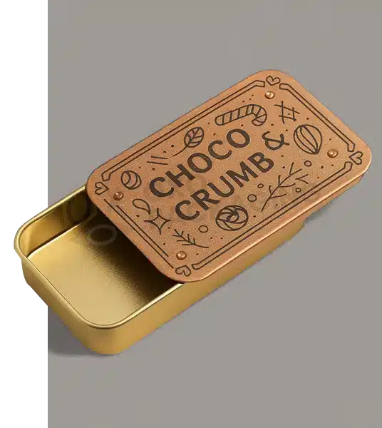 slide top tin containers
