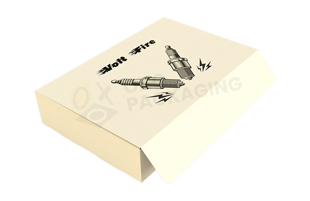 spark plug boxes with logo