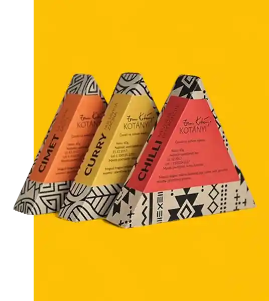 triangle cardboard boxes