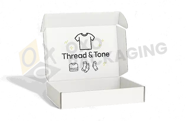 white mailer packaging bulk