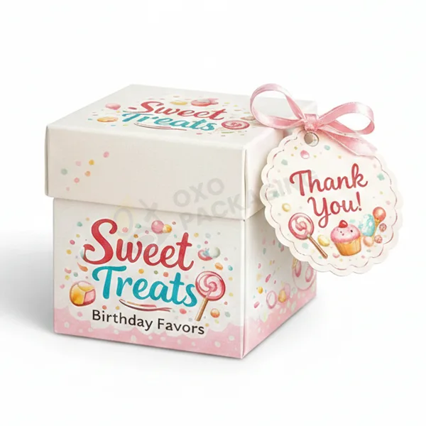 2x2 clear favor boxes