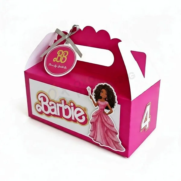 barbie party favor box