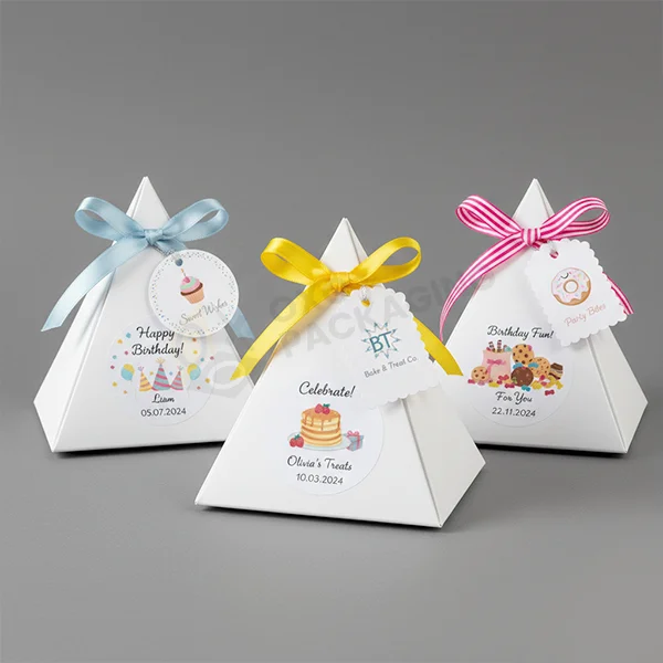 black and white favor boxes