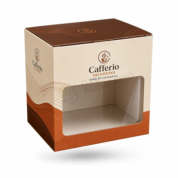 cardboard box with window