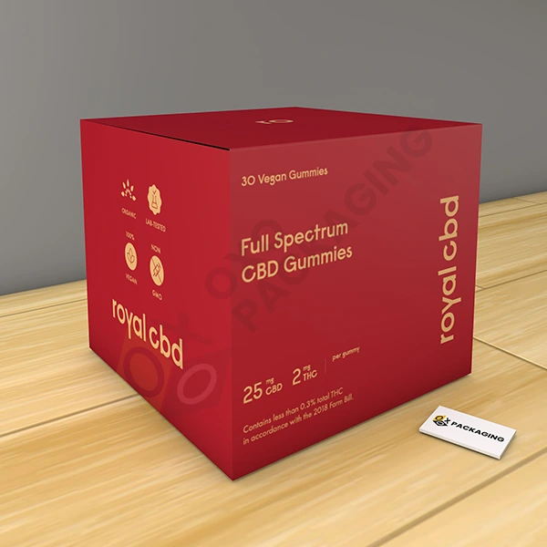 Custom CBD Gummies Box