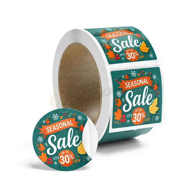 custom circle stickers