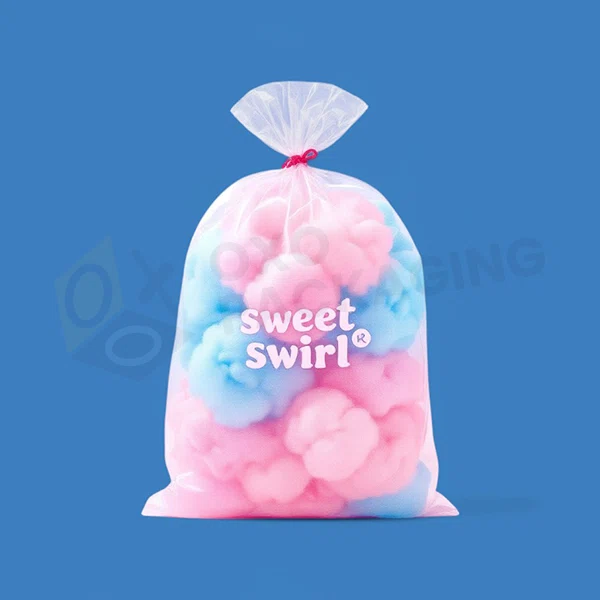 printed cotton candy bags