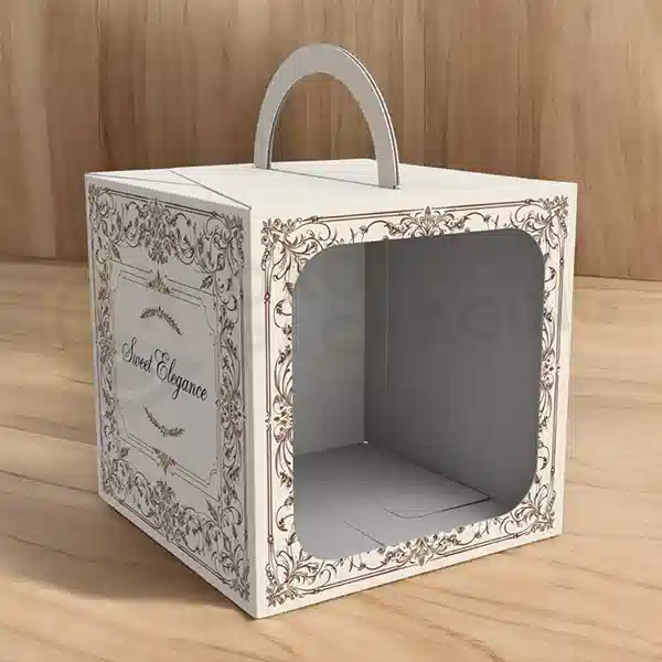 Custom 6 Inch Cake Box with Window