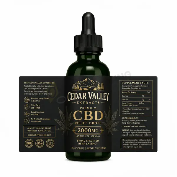 Custom cbd labels wholesale