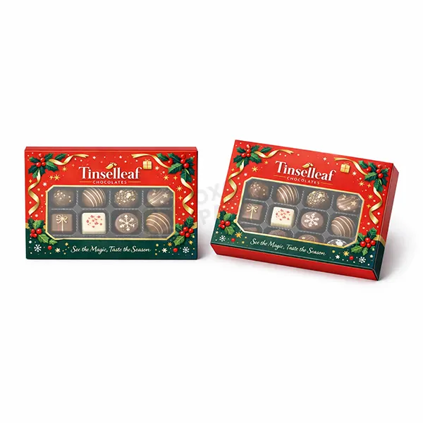 Custom Christmas Chocolate Box