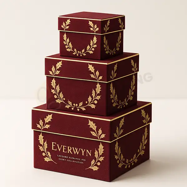 Custom Christmas Stacking Boxes