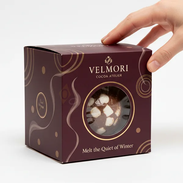 custom cocoa bomb packaging