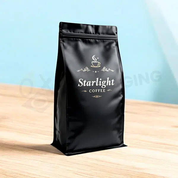 Custom Flat Bottom Coffee Bags