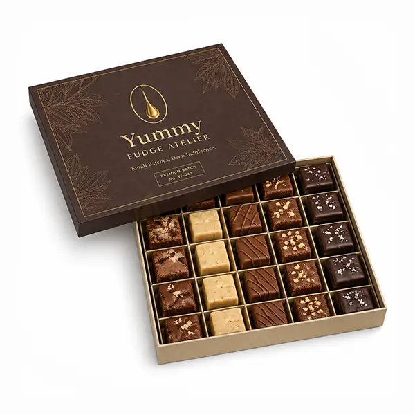 custom fudge packaging boxes