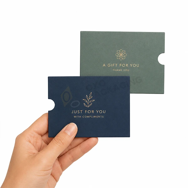 custom gift card sleeve boxes