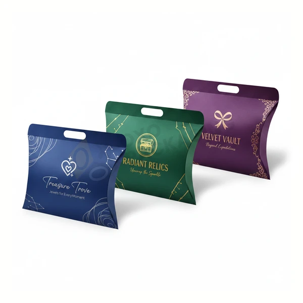 custom handle pillow packaging