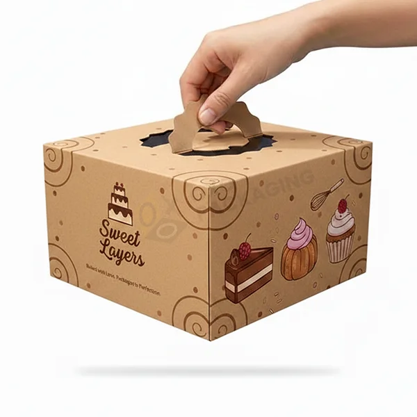 Custom Kraft Cake Boxes