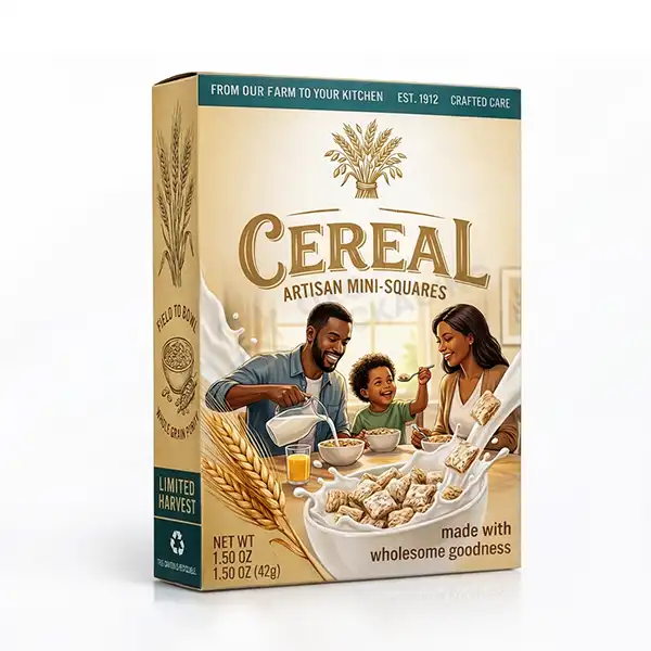 custom made cereal boxes bulk