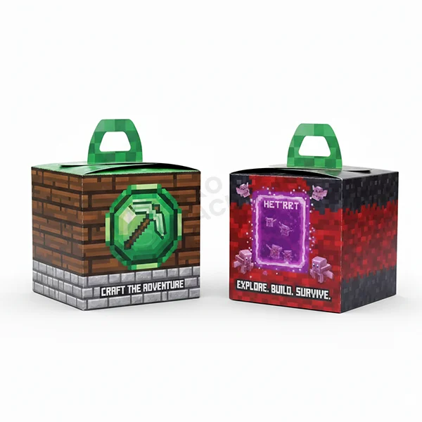 Custom Minecraft Favor Boxes bulk