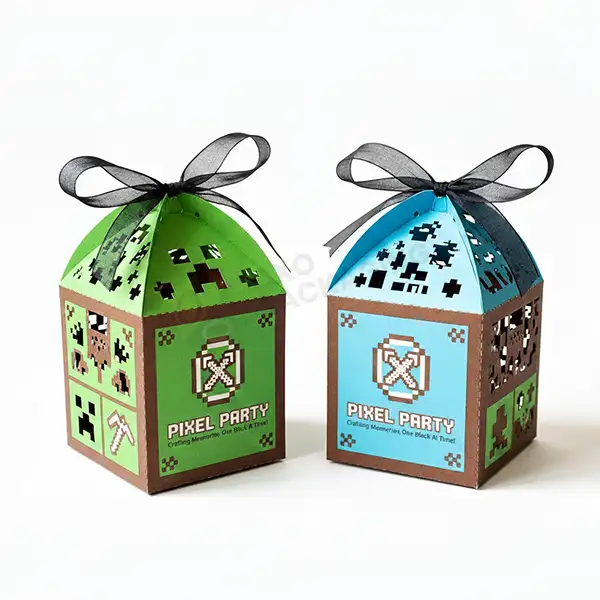 Custom Minecraft Favor Boxes wholesale
